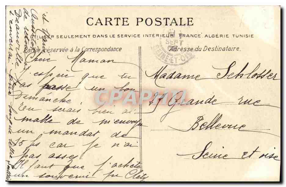 Lisieux et ses environs — Fervaques III — Partie ancienne du Château — Ayant appartenu à Guillaume de Hautemer au commencement du XV° siècle — Achterkant