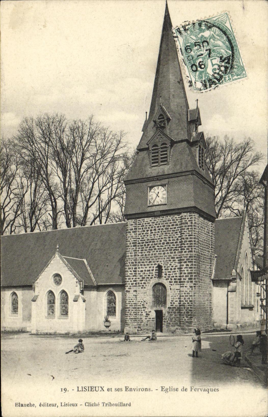 Lisieux et ses Environs — Église de Fervaques — Blanche, éditeur, Lisieux - Cliché Tribouillard