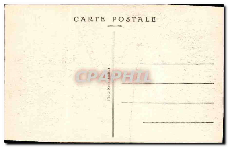 Fervaques - Le Bureau de Poste — éditeur Koch-Lisieux, n°8 — Verso