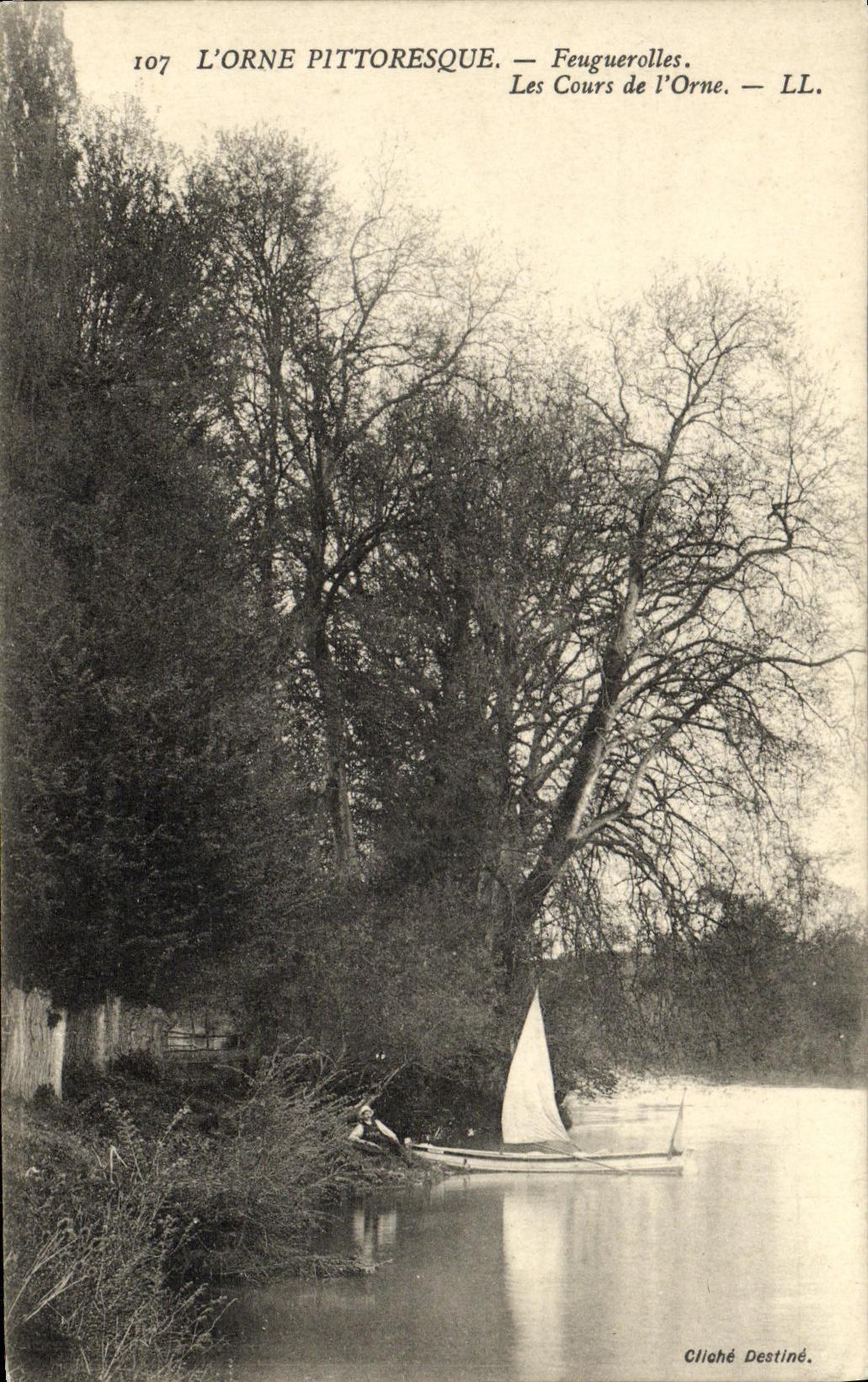 L'Orne pittoresque — Feuguerolles — LL. — Cliché Destiné