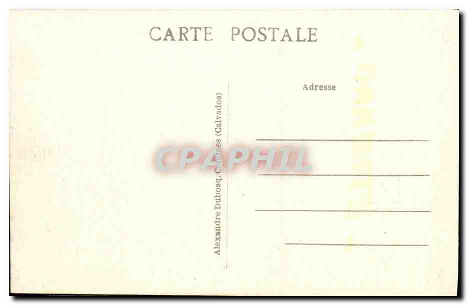 Château d'Étremham, côté Est — Châteaux du Calvados — A+D 170 — Verso