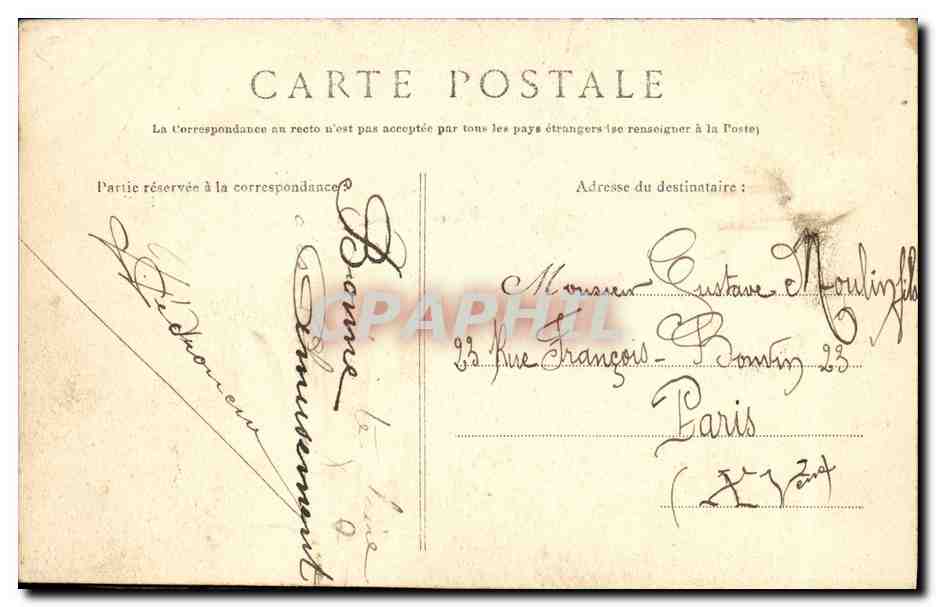 CPA Equemauville Le Bourg et l Eglise — Verso