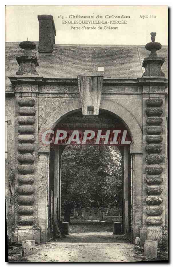Englesqueville-la-Percée — Porte d'entrée du Château — Éditeur A+D 660