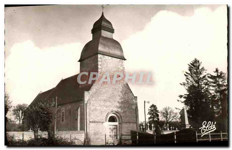 CPM Ecajeul L Eglise et le Monument aux Morts
