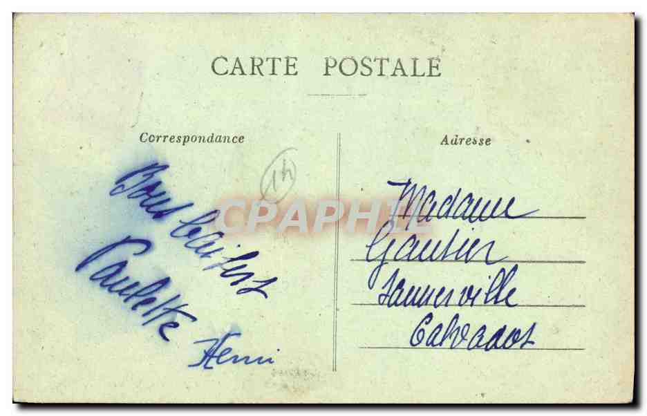 La Graverie — La Rue principale — Éd. H. Ermice, Fins — Reverso