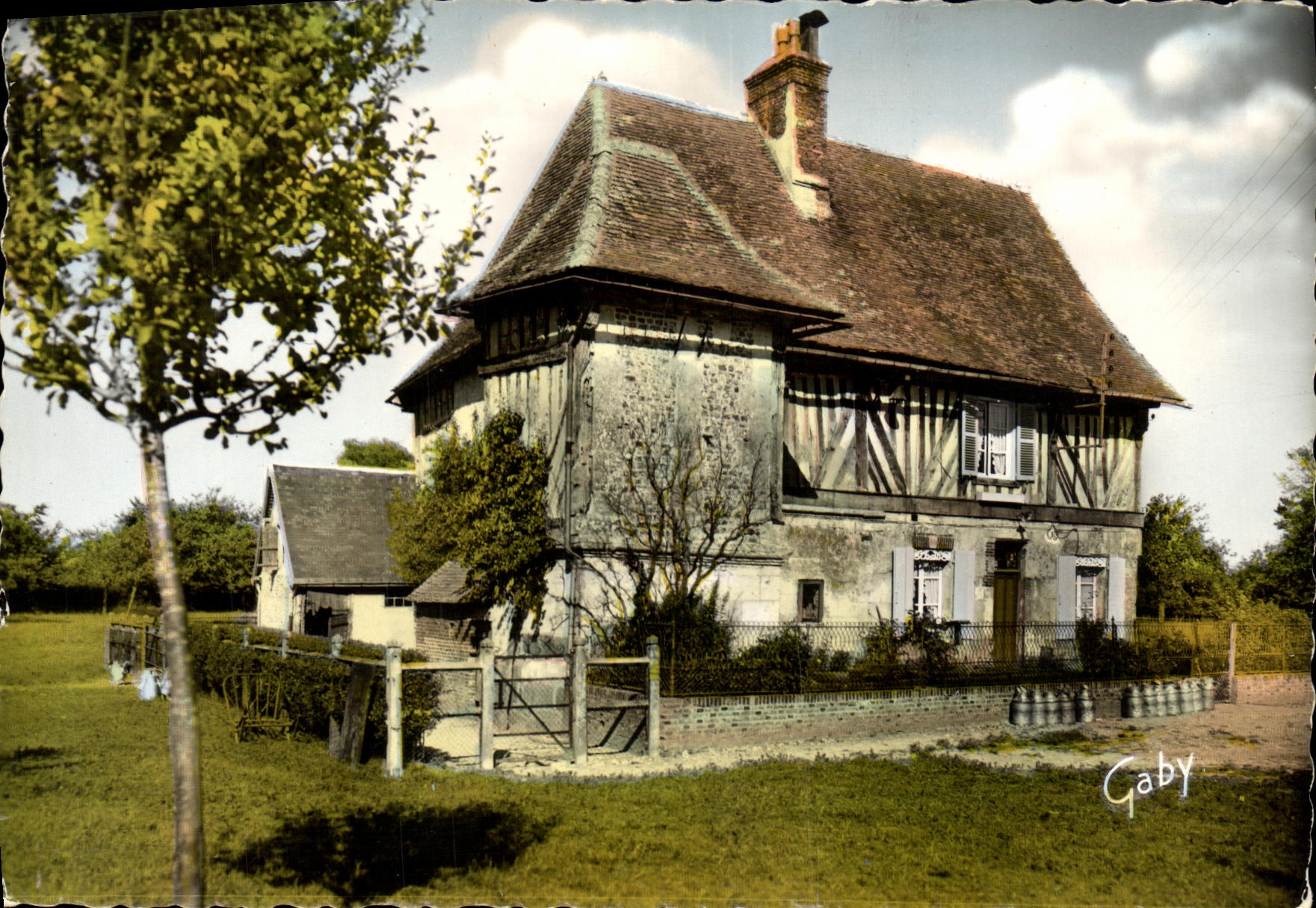 Ancien Manoir de Douville — style Normand XVIe s. — Éditions Gaby
