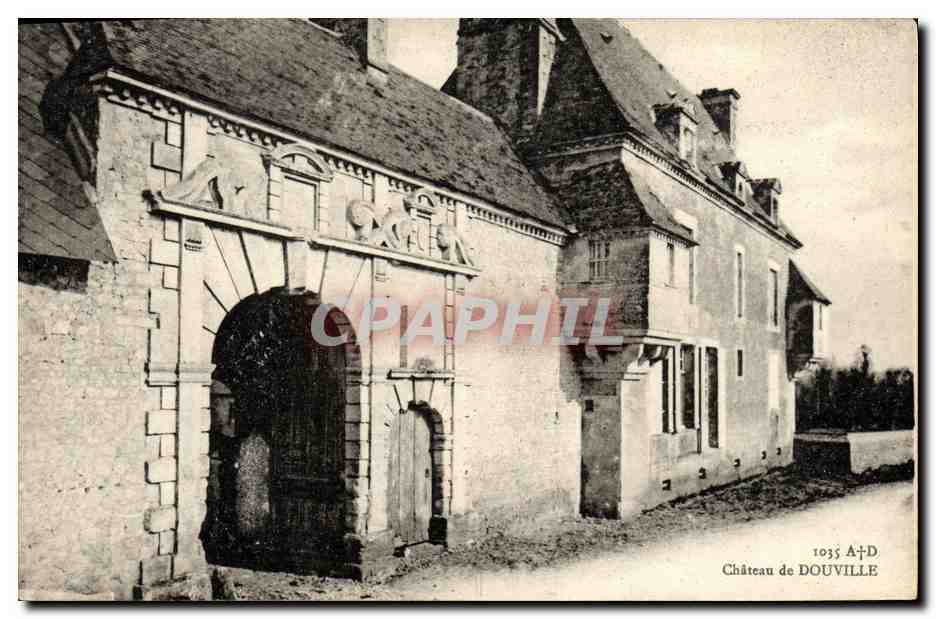 Château de Douville — vue de l'entrée — A. Dussoy, Commes (Calvados)