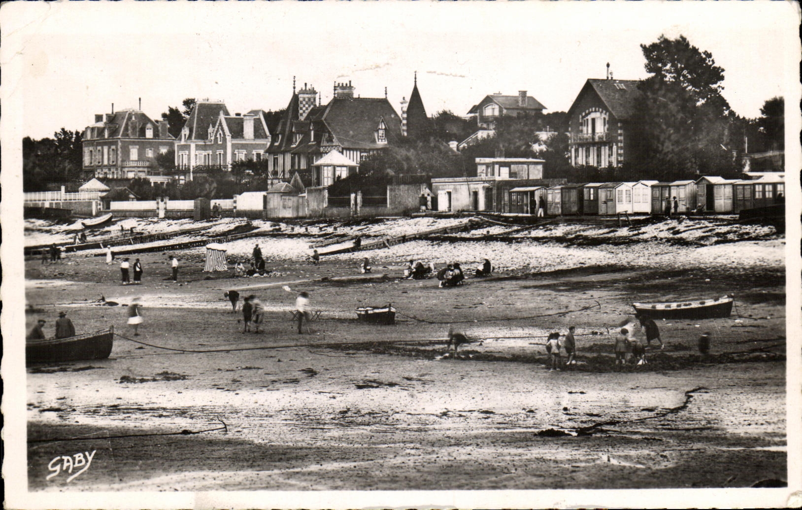 CPM Grandcamp les Bains La Plage et les Villas