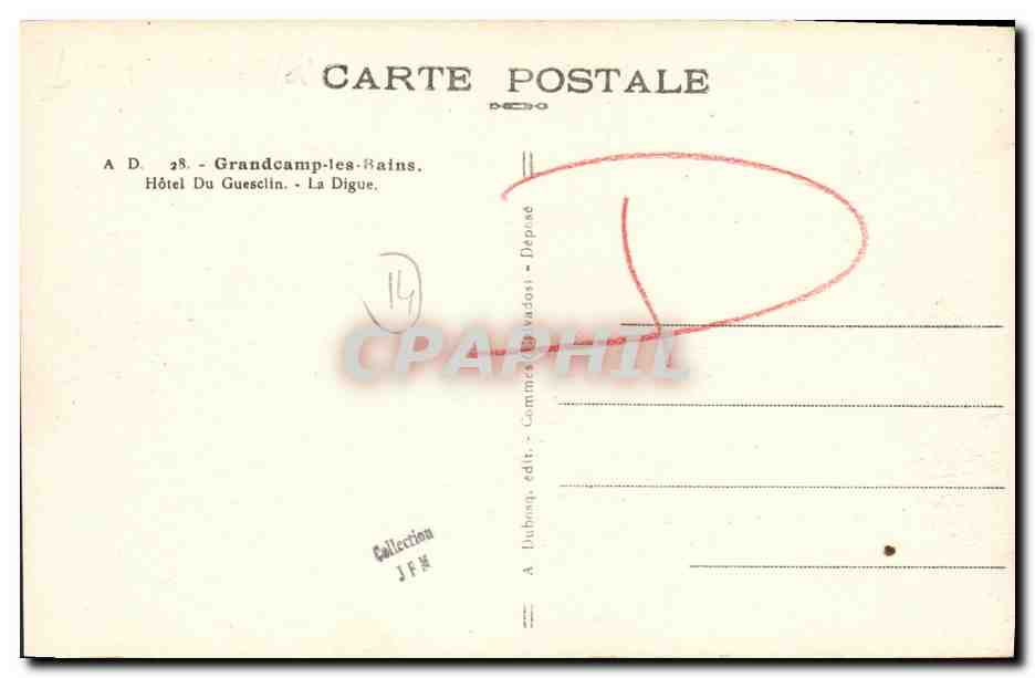 Hôtel Du Guesclin — Grandcamp-les-Bains — A.D. éditeur — Reverso