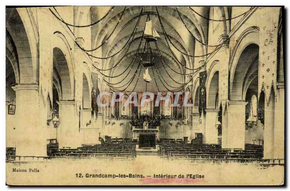 Grandcamp-les-Bains — Innenansicht der Kirche — Maïron Palla, n°12