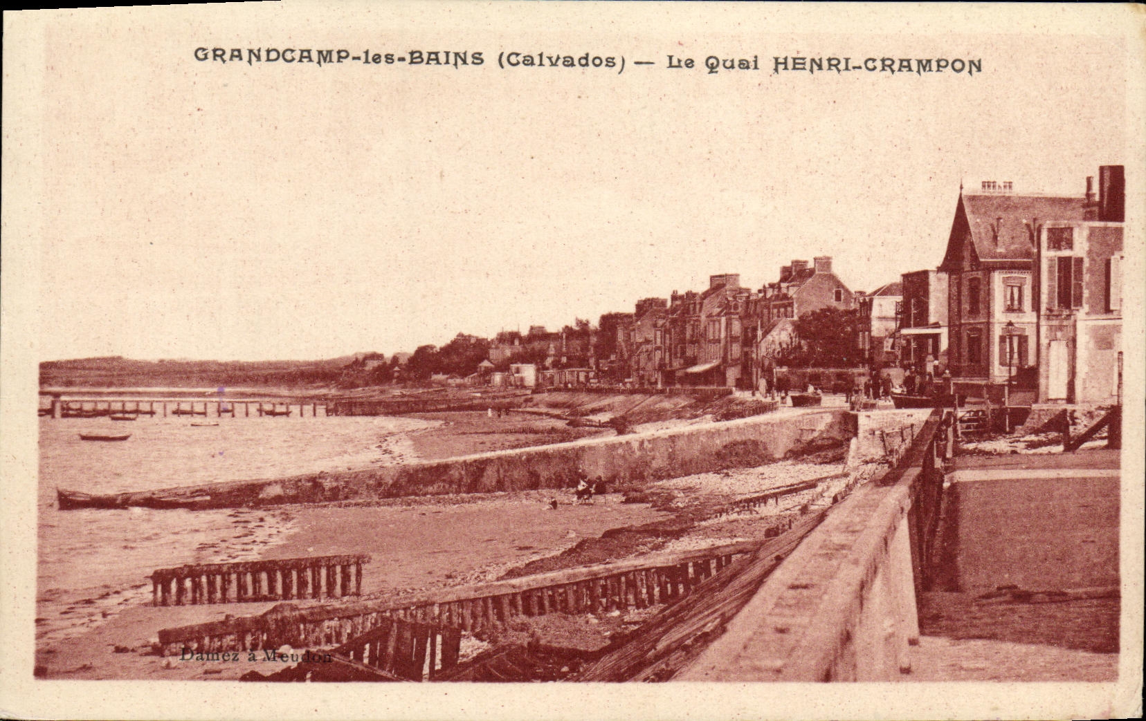 Grandcamp-les-Bains (Calvados) — Le Quai Henri-Crampon — Daimiez à Mondon
