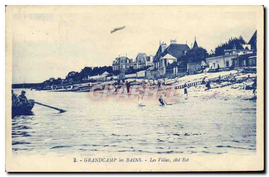 CPA Grandcamp les Bains Les Villas cote Est