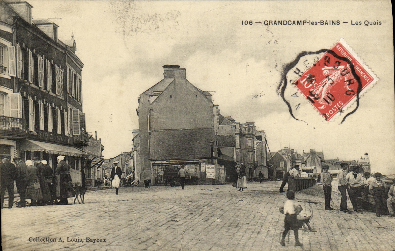 Grandcamp-les-Bains — Les Quais — Collection A. Louis, Bayeux