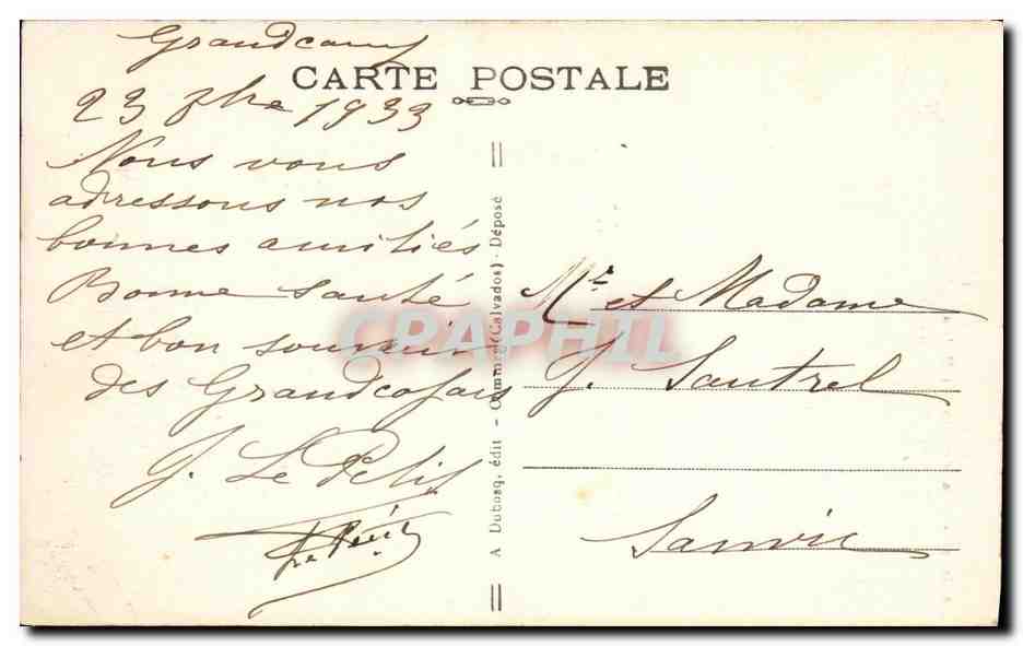 Grandcamp-les-Bains — L'Église — A. D. 31, éditeur Dubourg — Reverso