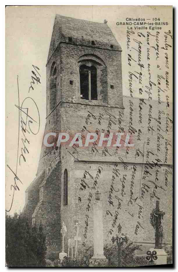 CPA Grandcamp les Bains La Vieille Eglise