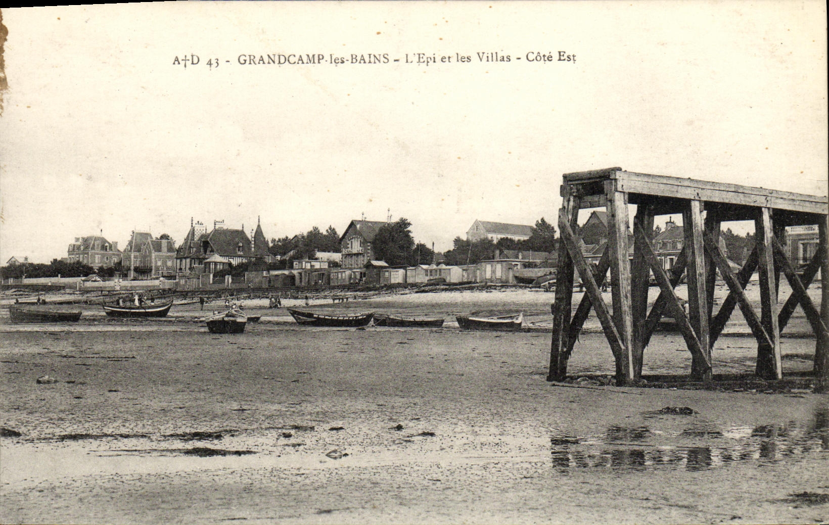 Grandcamp-les-Bains — L'Épi et les Villas — Côté Est — A+D 43
