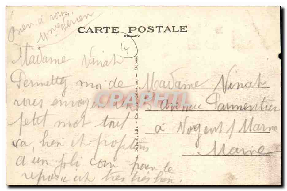 Graye-sur-Mer — Sur la Plage on s'amuse — éditeur inconnu — Rückseite