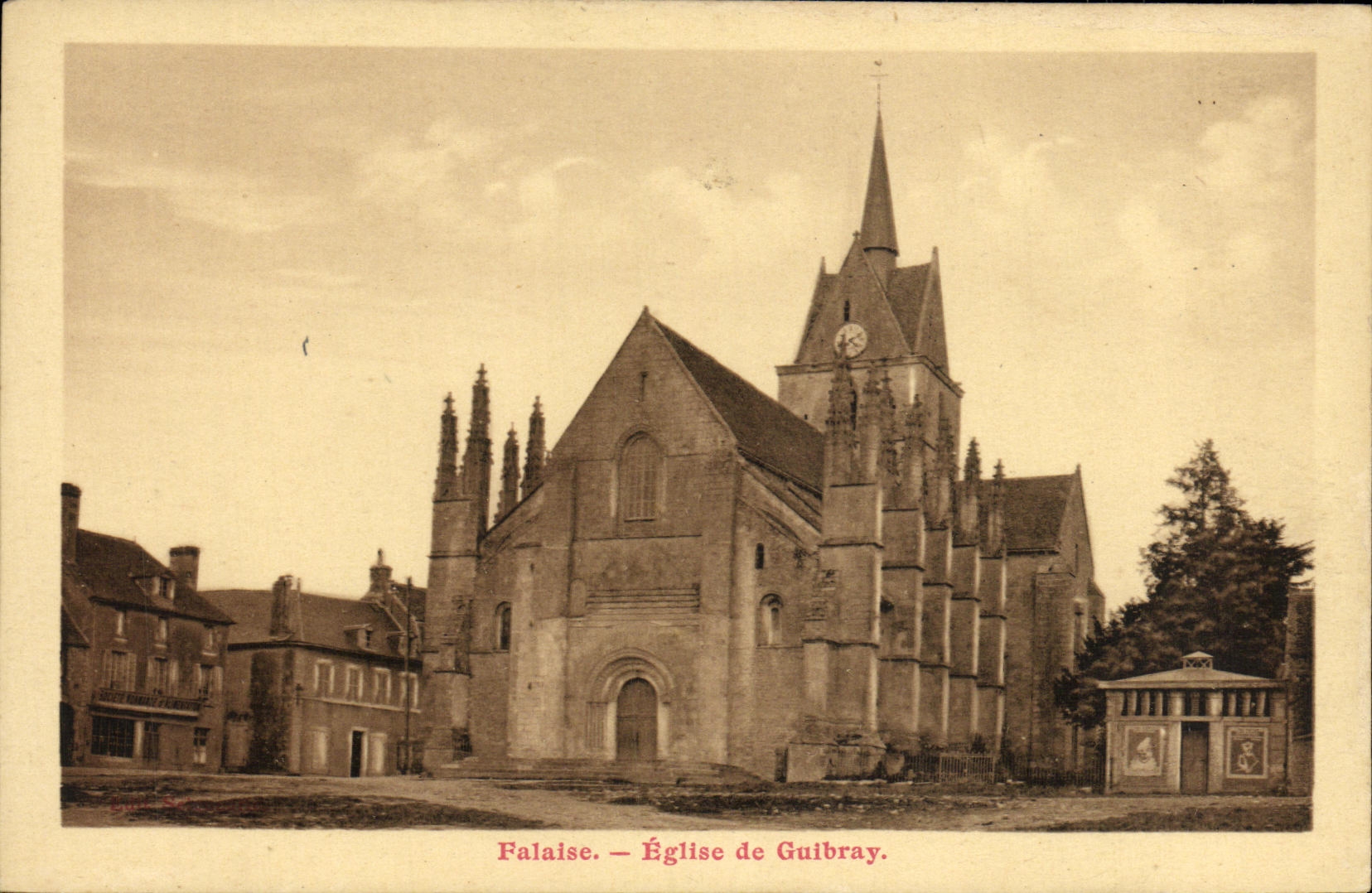 CPA Falaise Eglise de Guibray