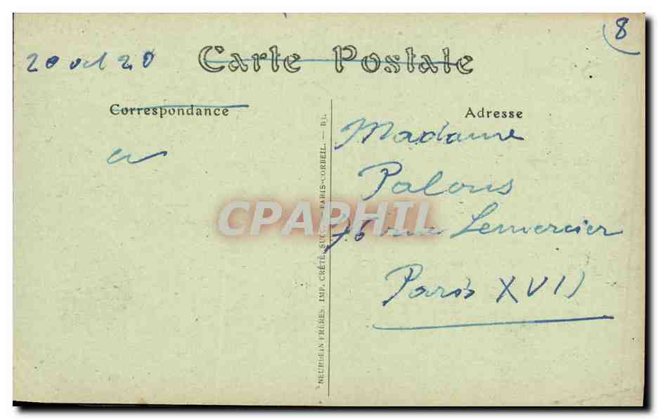 CPA Falaise L Eglise Notre Dame de Guibray — Rückseite