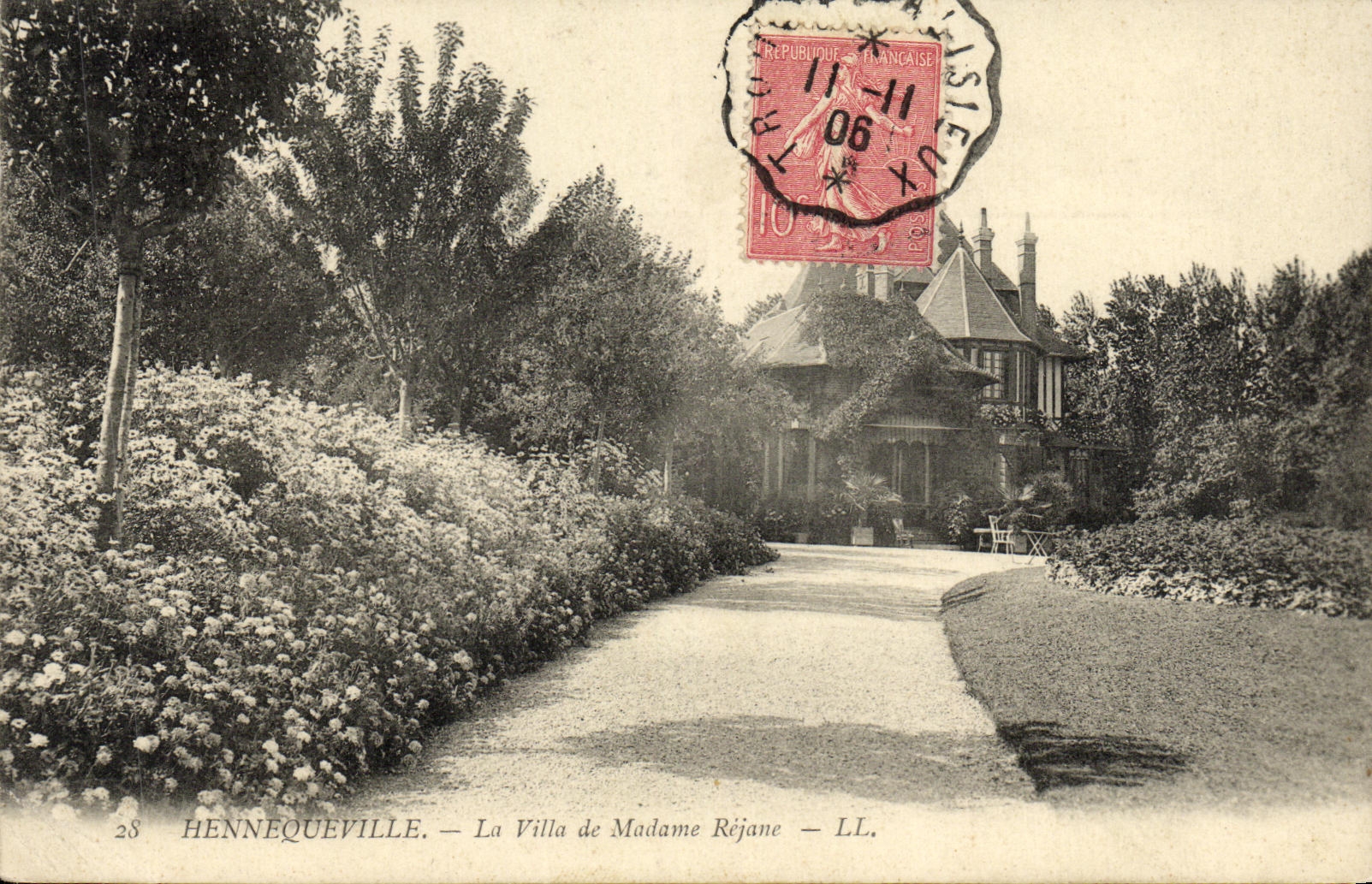 CPA Hennequeville La Villa de Madame Rejane