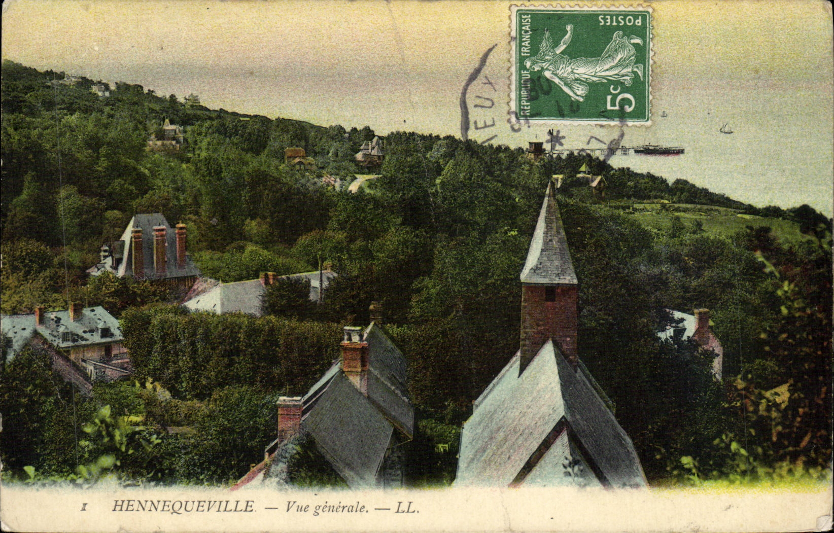 CPA Hennequeville Vue generale