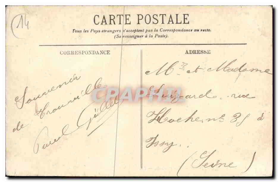 CPA Hennequeville Vue generale — Verso