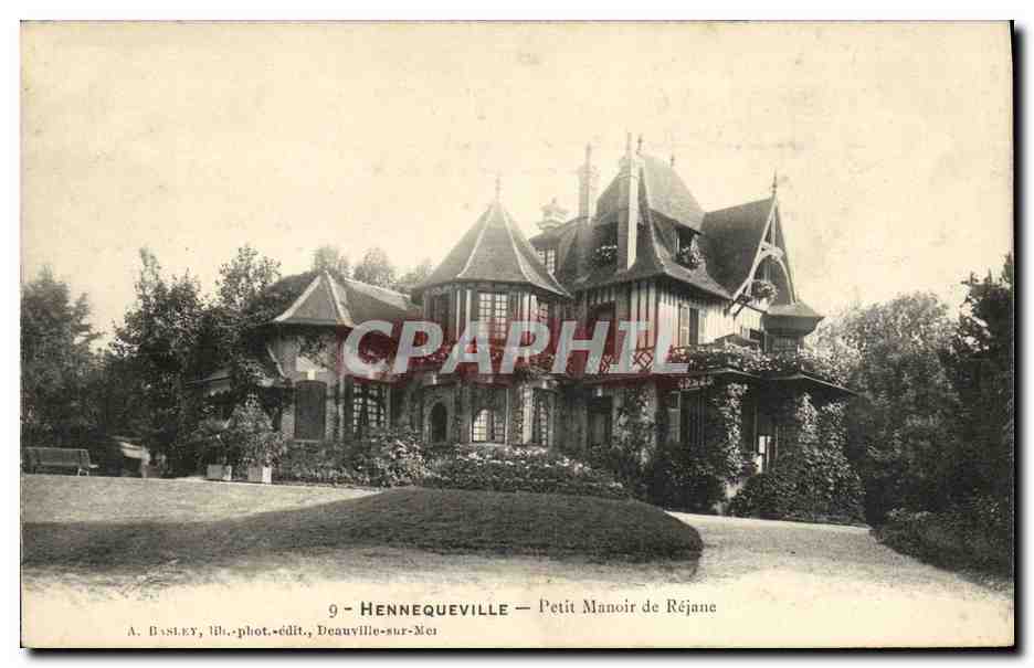 Hennequeville — Petit Manoir de Réjane — A. Basley, phot., édit., Deauville-sur-Mer