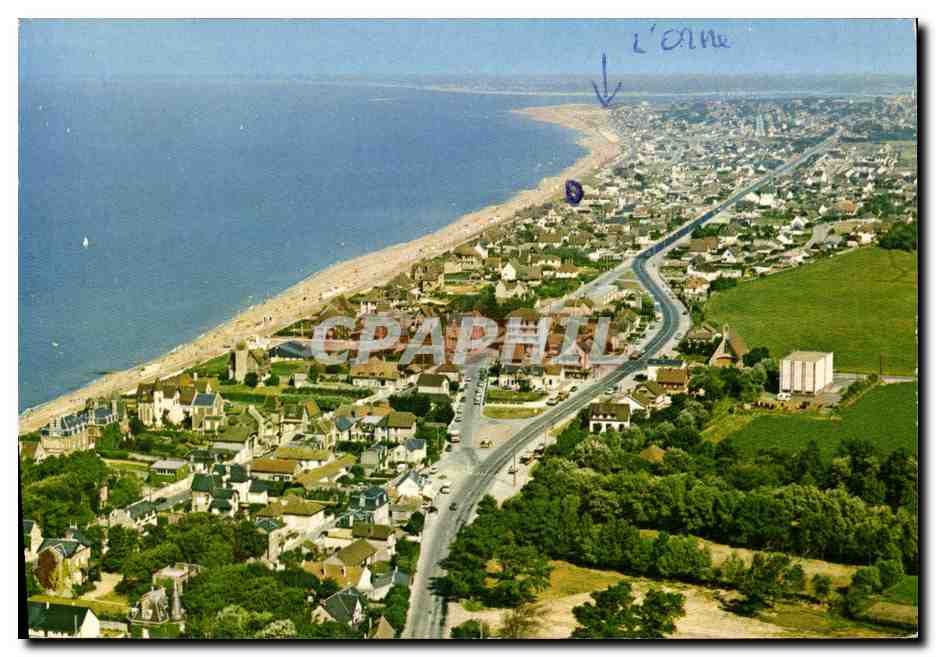 CPM Hermanville sur Mer Vue d ensemble de la Breche