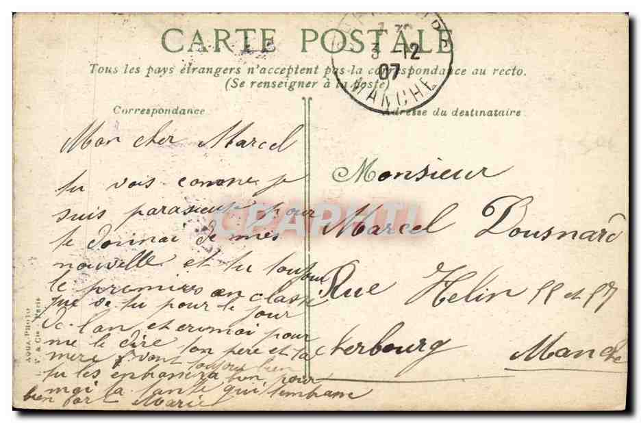 Hermanville-sur-Mer, Le Boulevard — vue de la promenade et d'un immeuble — éditeur LV & C° — Verso