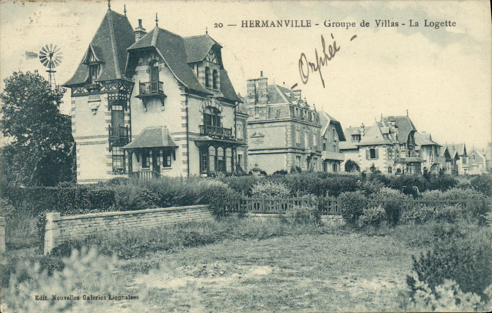 Hermanville - Groupe de Villas - La Logette — Edit. Nouvelles Galeries Lionnaises