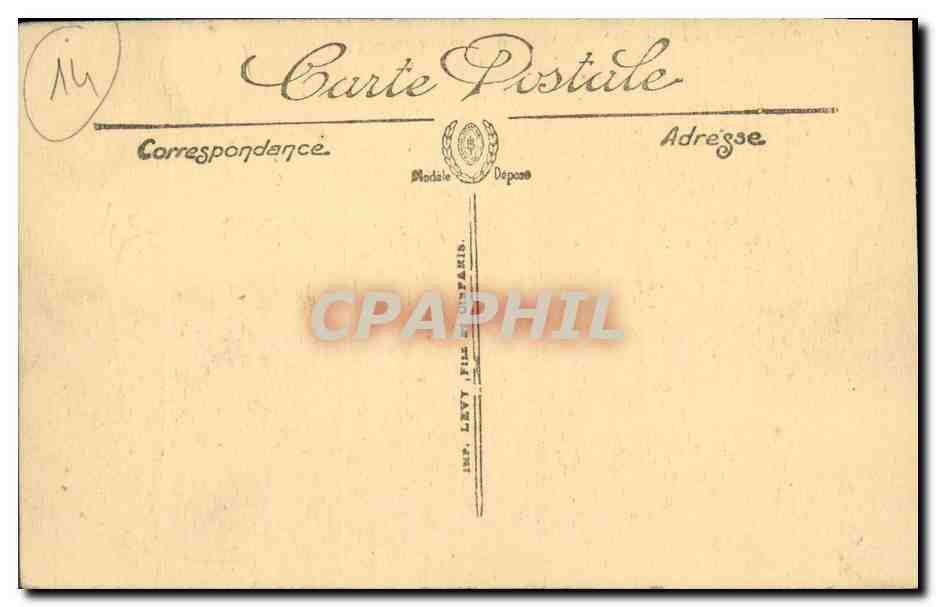 Hermanville — Dernières villas vers Ouistreham — LL. — Verso