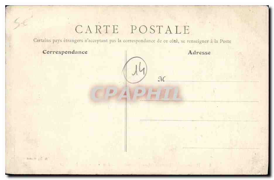Hermanville-sur-Mer (Calvados) — Die Villen am Strand — B. P., Paris — Rückseite