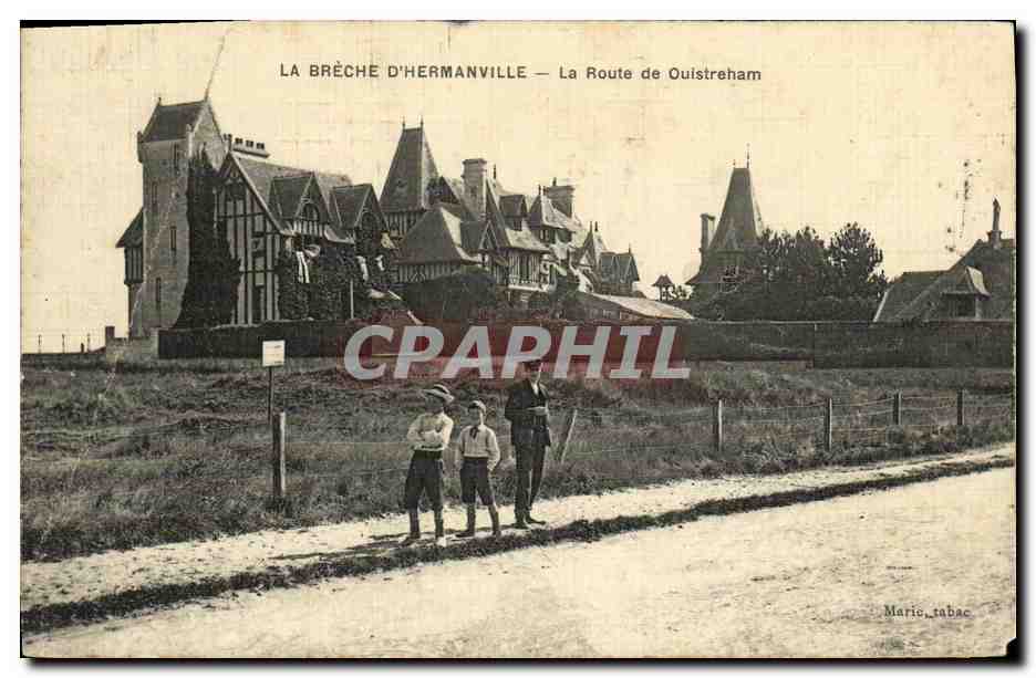 La Brêche d'Hermanville — La Route de Ouistreham — Marie, tabac