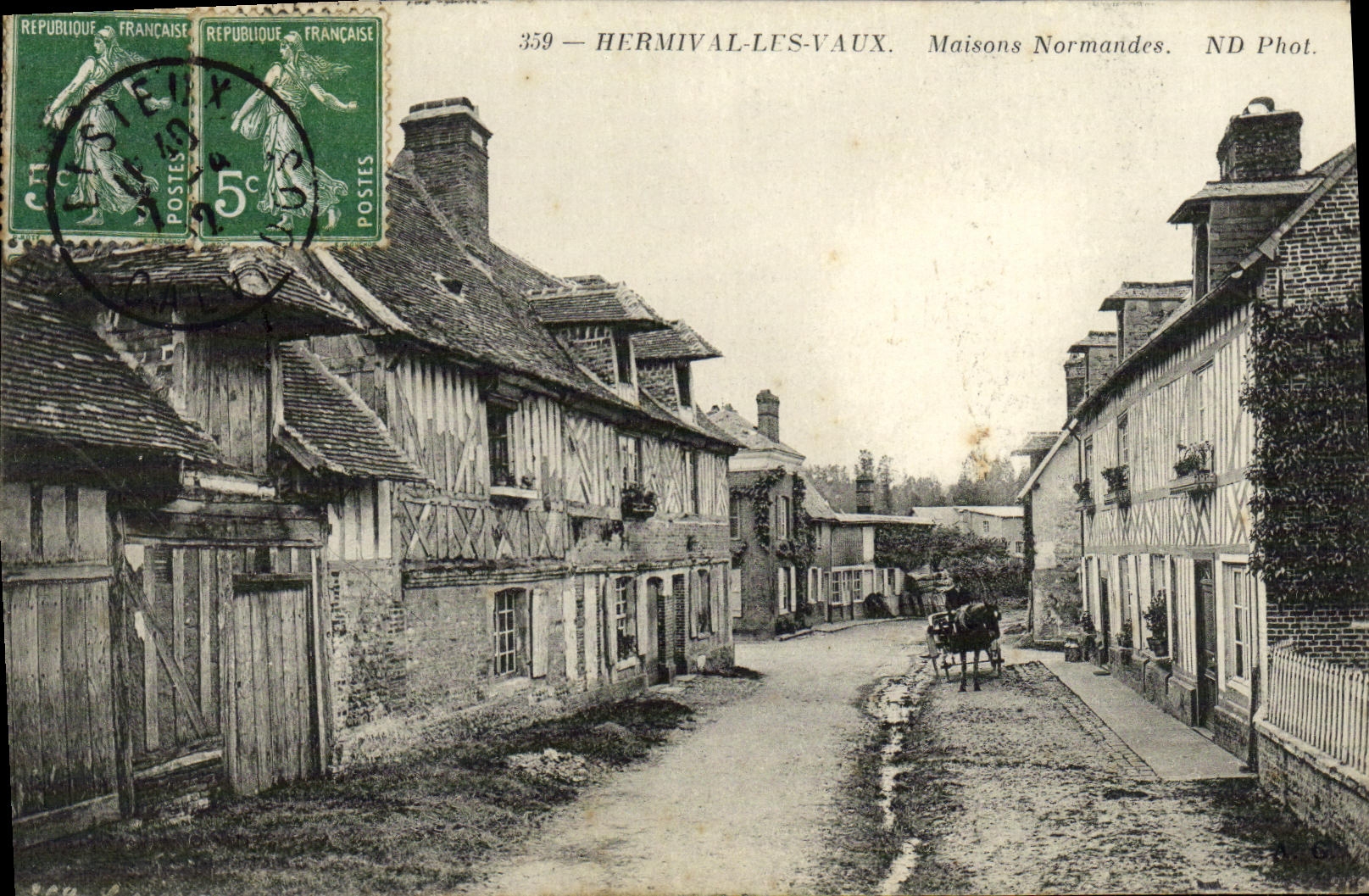 Hermival-Les-Vaux — Maisons Normandes — ND Phot. n°359