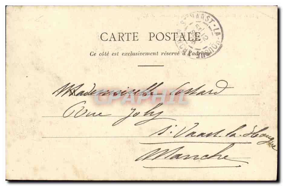 Chapelle de N.-D. de Lourdes, à Hérouville, près Caen — A.N. — éditeur A.N. — Verso