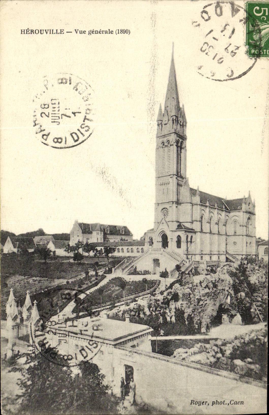 Hérouville — Vue générale (1890) — Royer, phot., Caen