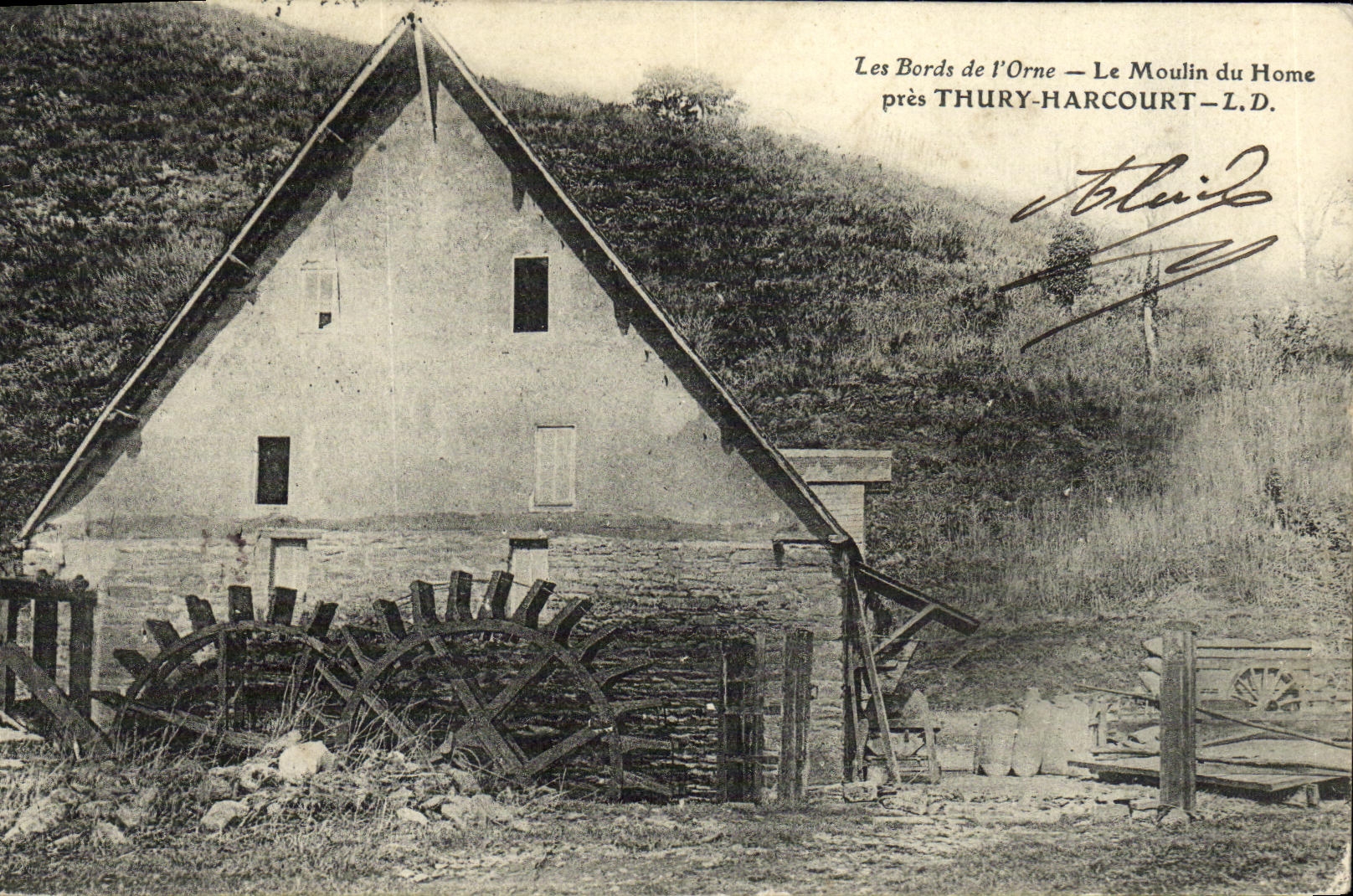 Les Bords de l'Orne — Le Moulin du Home près Thury-Harcourt — L.D.