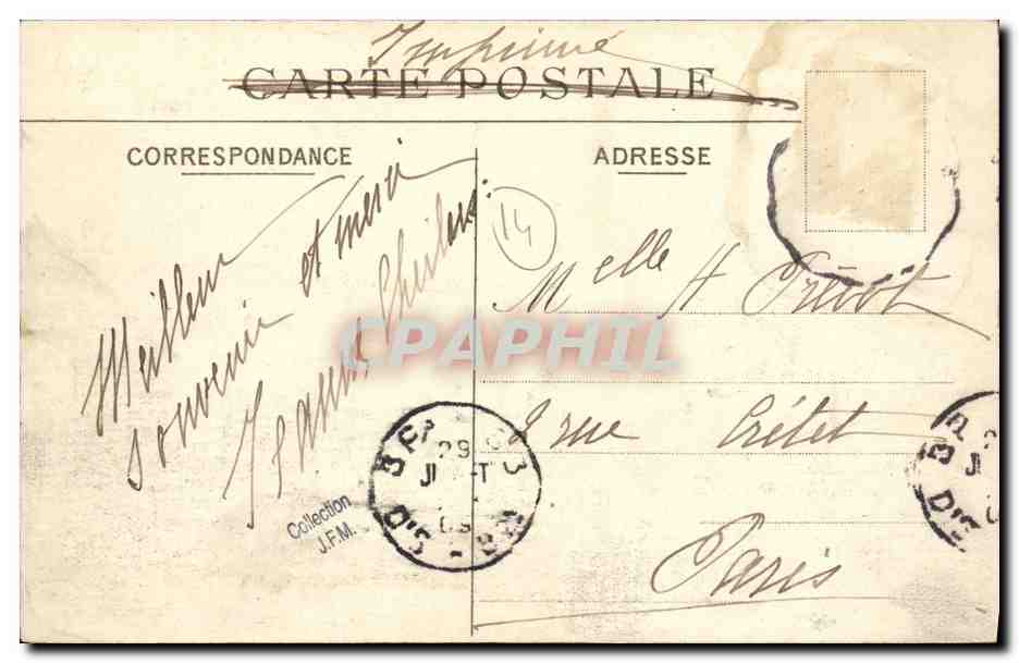 CPA Le Home Villas sur la Plage — Rückseite