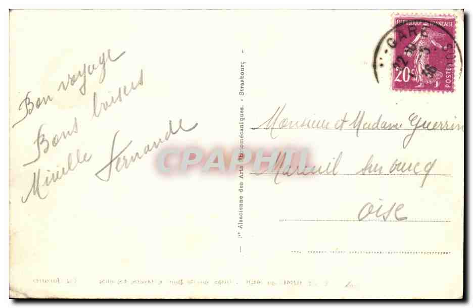 LE HOME-sur-MER - Villas sur la Dune à travers les pins — Ed. Baratte, n°5 — Rückseite