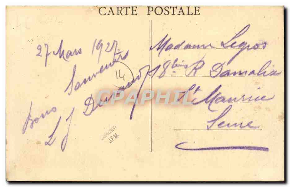 CPA Le Home sur Mer Vue Generale — Verso