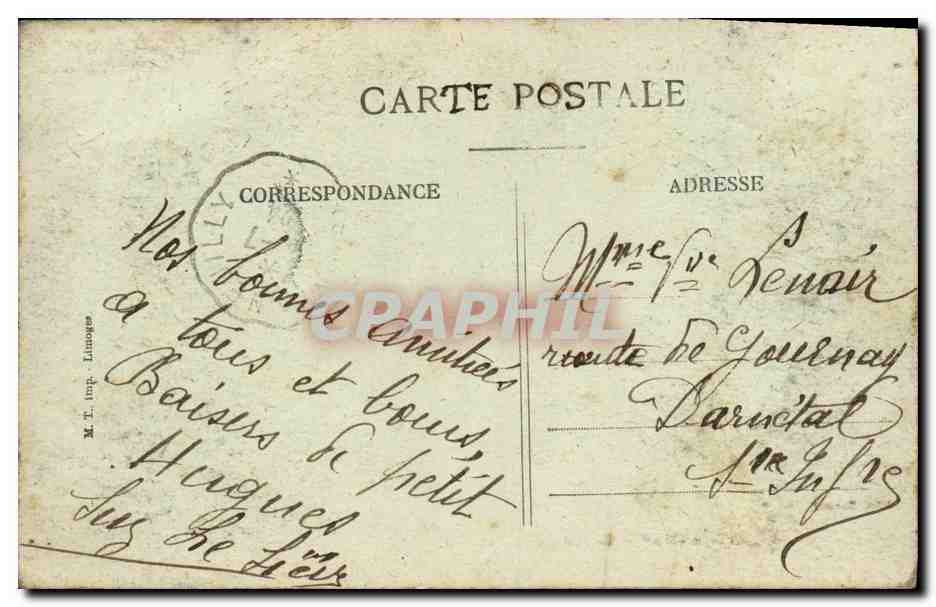 ISIGNY-sur-MER — Le Marché au Beurre — Edit. Renouf — Verso