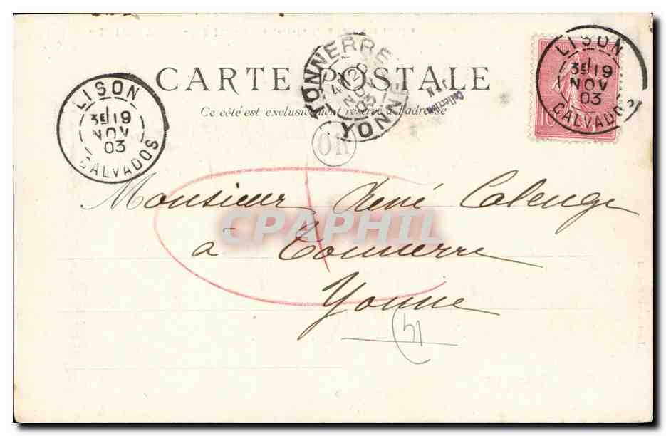 Isigny-sur-Mer — Place Jean-Bart, la Cale aux moules pour les étourneaux — Imprimerie Renoult — Reverso