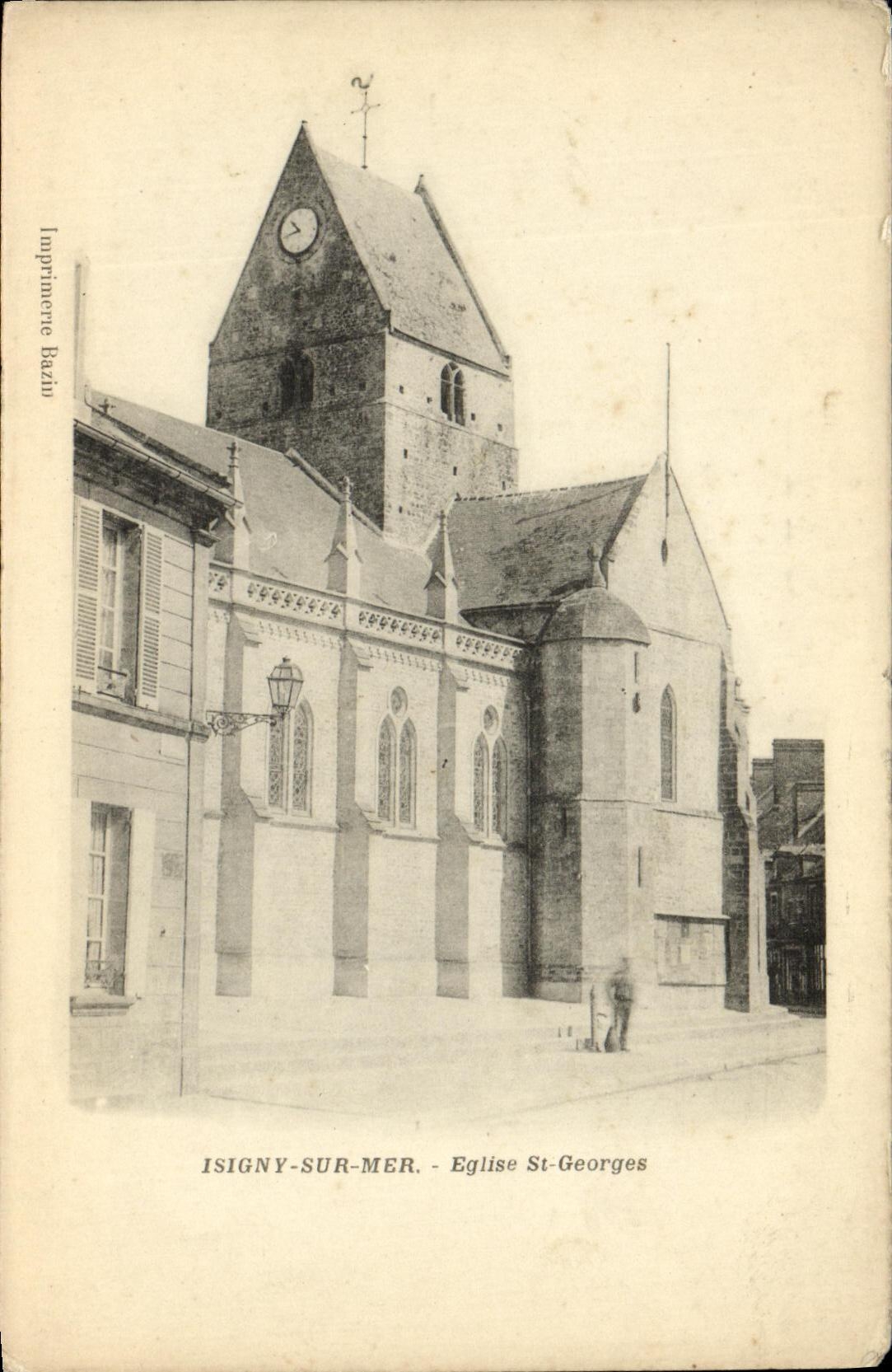 Isigny-sur-Mer — Église Saint-Georges — Imprimerie Bazin