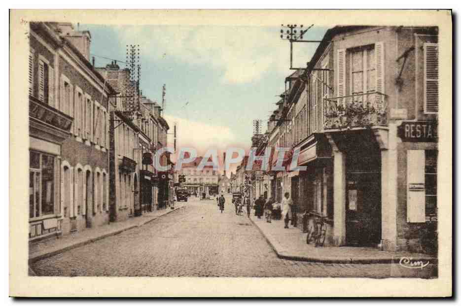 CPA Isigny sur Mer Rue Emile Demagny