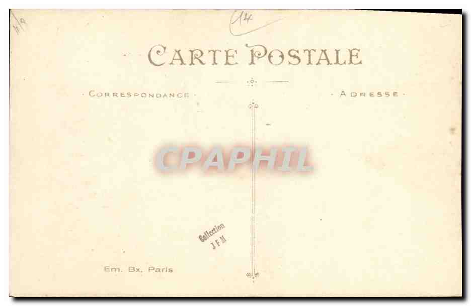 CPA Isigny Balleroy Grandchamp les Bains Tredieres Normandes d autrefois Folklore Costume Femme — Verso