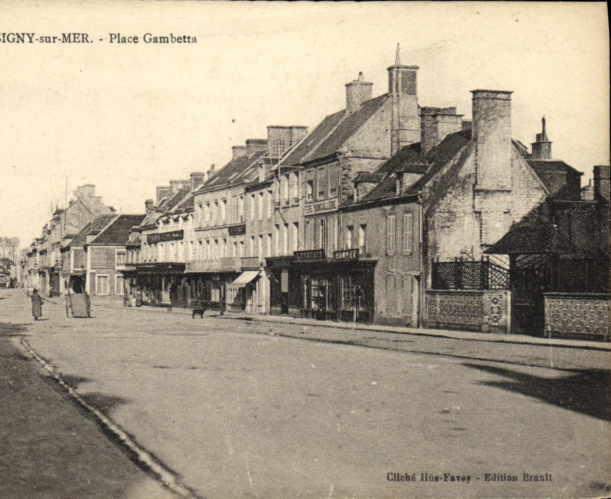 CPA Isigny Sur Mer Place Gambetta