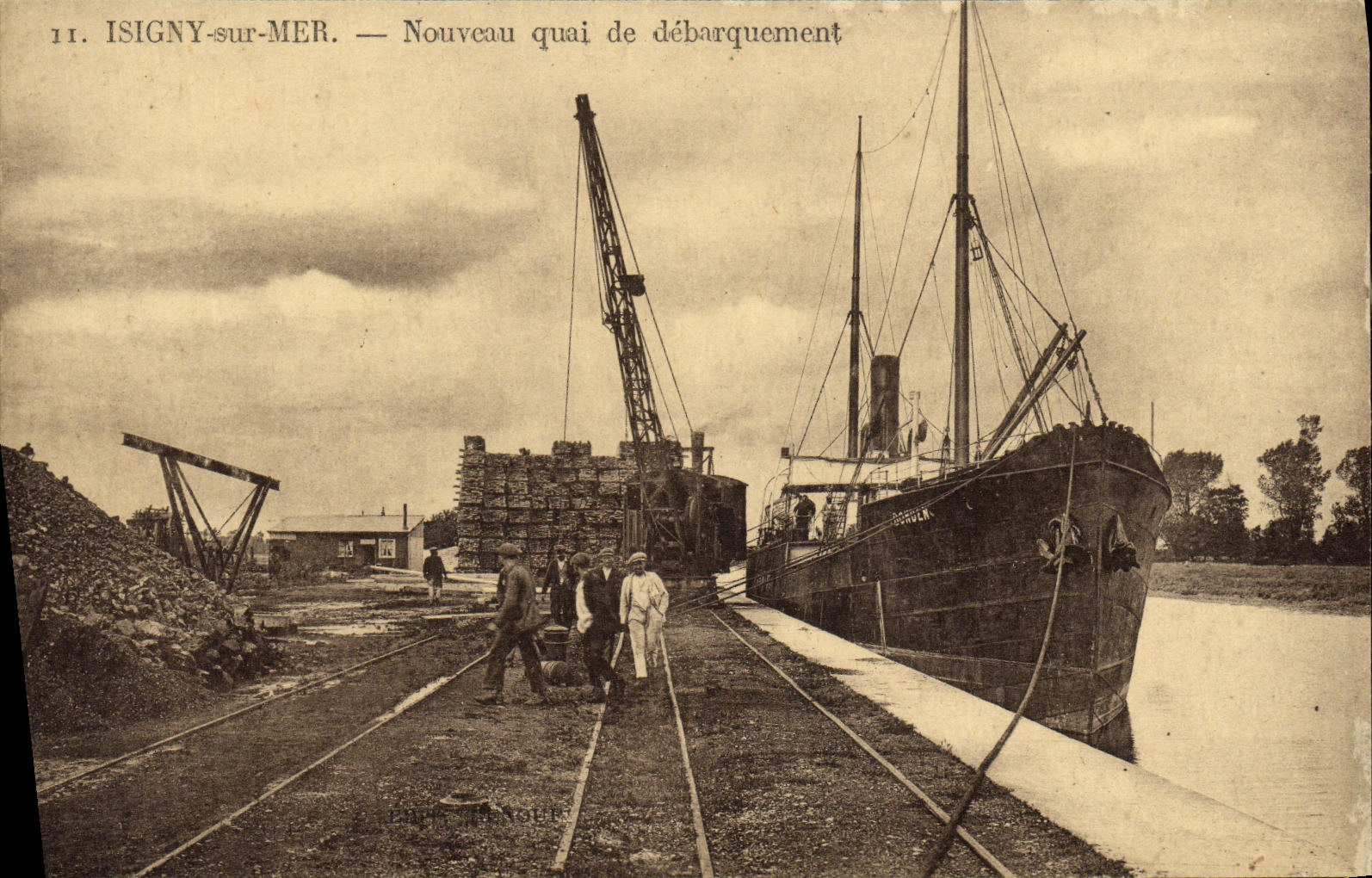 Isigny-sur-Mer — Nouveau quai de débarquement — Éditeur non identifié, n° de série 11