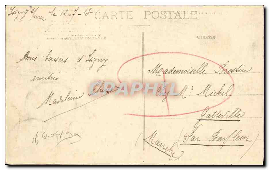 CPA Isigny Sur Mer La Flotille de Peche Bateaux TOP — Verso