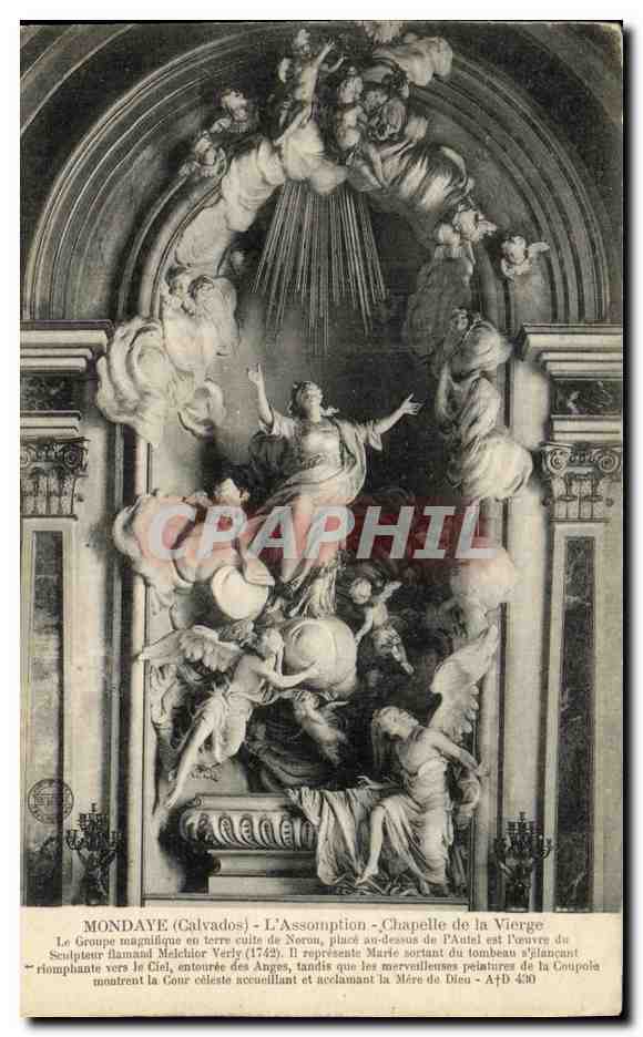 CPA Mondaye L Assomption Chapelle de la Vierge