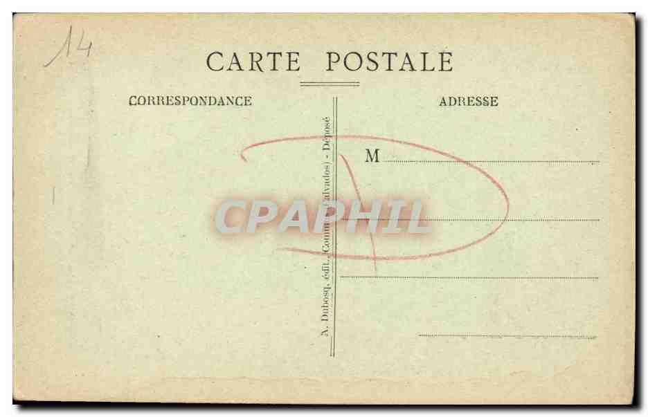 CPA Mondaye L Assomption Chapelle de la Vierge — Verso